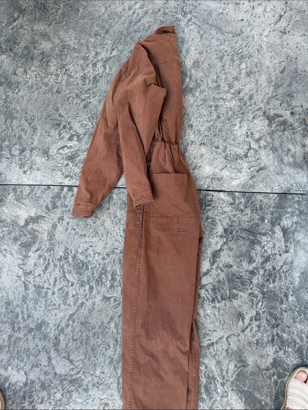 Women’s STOIC brown Utility Jumpsuit - Picture 3 of 7